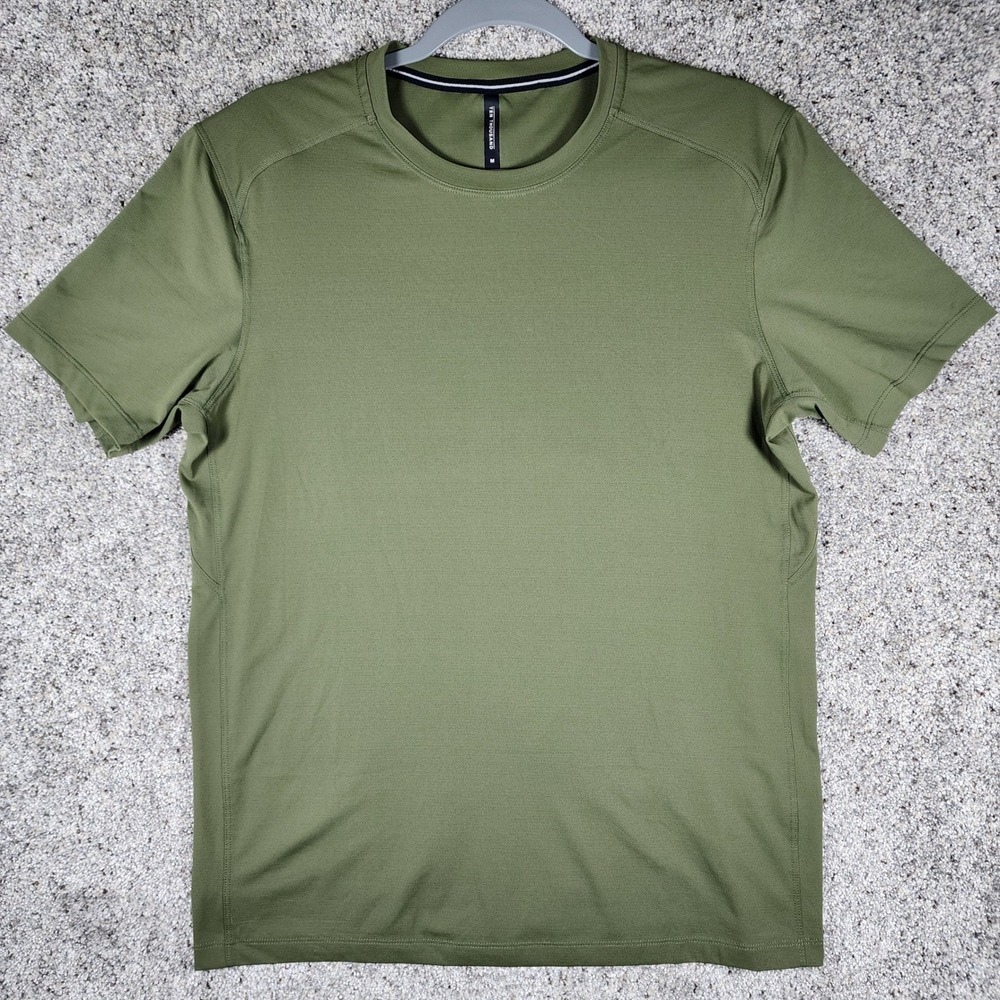 Ten Thousand Tactical Shirt Mens Medium Olive Green Athletic Tee Excellent